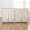 Alana Washed 4-Door Cabinet-Kirkland's Home Online