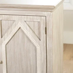 Alana Washed 4-Door Cabinet-Kirkland's Home Online