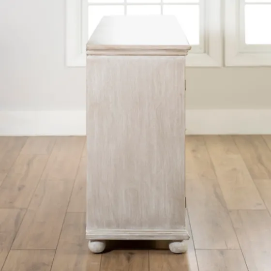 Alana Washed 4-Door Cabinet-Kirkland's Home Online