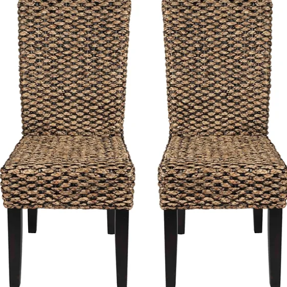 Alana Water Hyacinth Parson Chairs, Set Of 2-Kirkland's Home Online