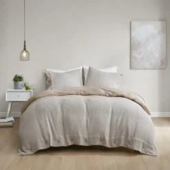 Alaya 4-Pc. Full/Queen Waffle Duvet Set-Kirkland's Home Shop