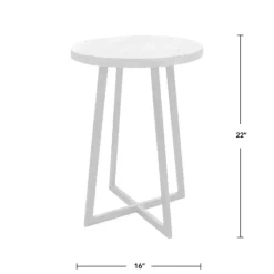 Allie Natural Wood And Metal Accent Table-Kirkland's Home Outlet