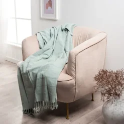 Aloe Woven Stripes Cotton Throw-Kirkland's Home Hot