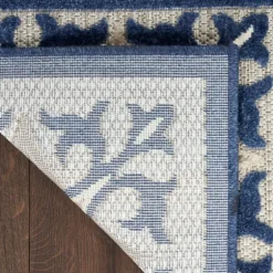 Aloha Blue Geometric Indoor/Outdoor Area Rug, 6X9-Kirkland's Home Store