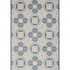 Aloha Blue Medallion Indoor/Outdoor Area Rug, 5X7-Kirkland's Home Clearance