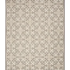 Aloha Ivory Geometric Indoor/Outdoor Rug, 7X10-Kirkland's Home Online