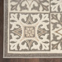 Aloha Ivory Geometric Indoor/Outdoor Rug, 7X10-Kirkland's Home Online