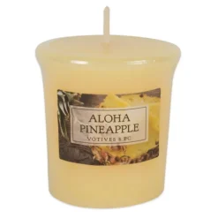 Aloha Pineapple Votive Candles, Set Of 8-Kirkland's Home Online