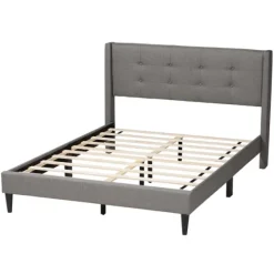 Amala Button Tufted Queen Bed Frame-Kirkland's Home Online
