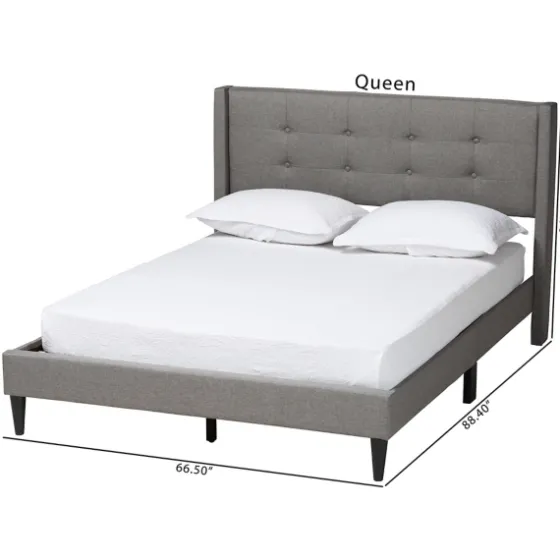 Amala Button Tufted Queen Bed Frame-Kirkland's Home Online