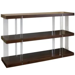 Amari Chestnut Acrylic Console Table-Kirkland's Home Best