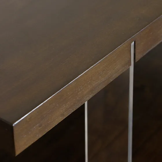 Amari Chestnut Acrylic Coffee Table-Kirkland's Home Sale