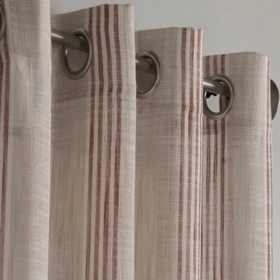 Amber Stripe Single Curtain Panel, 84 In.-Kirkland's Home Sale
