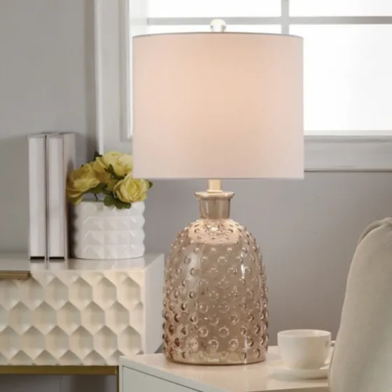 Amber Tinted Glass Jar Table Lamp-Kirkland's Home Store