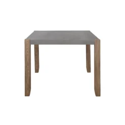 Amber Wood Faux Concrete Top Dining Table-Kirkland's Home Clearance
