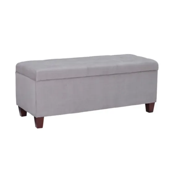 Amelia Tufted Shoe Storage Ottoman Bench-Kirkland's Home Outlet