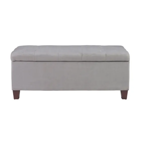 Amelia Tufted Shoe Storage Ottoman Bench-Kirkland's Home Outlet