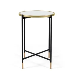Anastasia Mirrored Metal Accent Tables, Set Of 3-Kirkland's Home Store