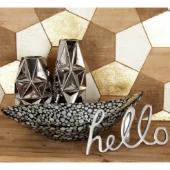 And Beige Mussel Shell Mother Of Pearl Tray-Kirkland's Home Shop