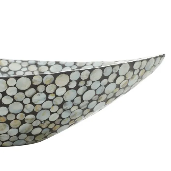 And Beige Mussel Shell Mother Of Pearl Tray-Kirkland's Home Shop