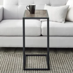 And Black C-Table-Kirkland's Home Store