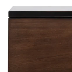And Black 2-Drawer Nightstand-Kirkland's Home Outlet