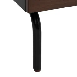 And Black 2-Drawer Nightstand-Kirkland's Home Outlet