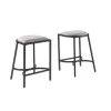 And Black Metal Counter Stools, Set Of 2-Kirkland's Home Clearance