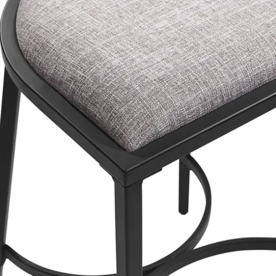 And Black Metal Counter Stools, Set Of 2-Kirkland's Home Clearance