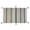 And Black Stripe With Tassel Outdoor Area Rug-Kirkland's Home Store