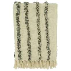 And Black Tufted Lines Throw-Kirkland's Home Flash Sale