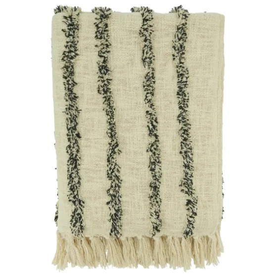 And Black Tufted Lines Throw-Kirkland's Home Flash Sale