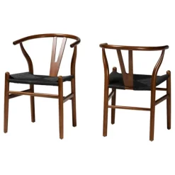 And Black Wishbone Dining Chairs, Set Of 2-Kirkland's Home Discount