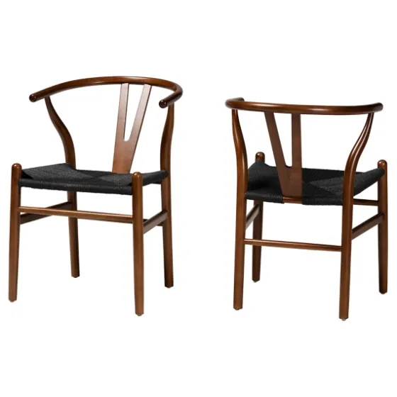 And Black Wishbone Dining Chairs, Set Of 2-Kirkland's Home Discount