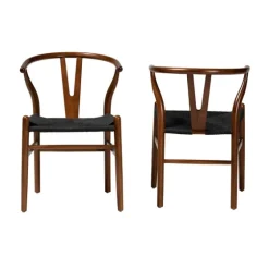 And Black Wishbone Dining Chairs, Set Of 2-Kirkland's Home Discount