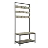And Black Wood Bench Hall Tree-Kirkland's Home Shop