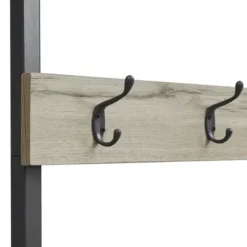 And Black Wood Bench Hall Tree-Kirkland's Home Shop