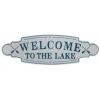 And Blue Welcome To The Lake Wall Plaque-Kirkland's Home Sale
