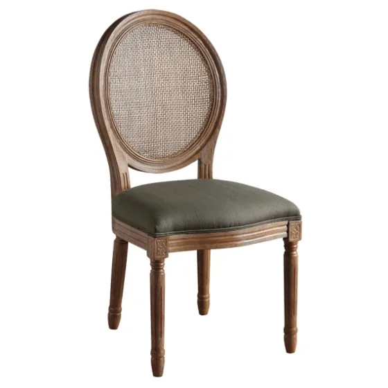 And Brown Cane Oval Back Dining Chair-Kirkland's Home Cheap