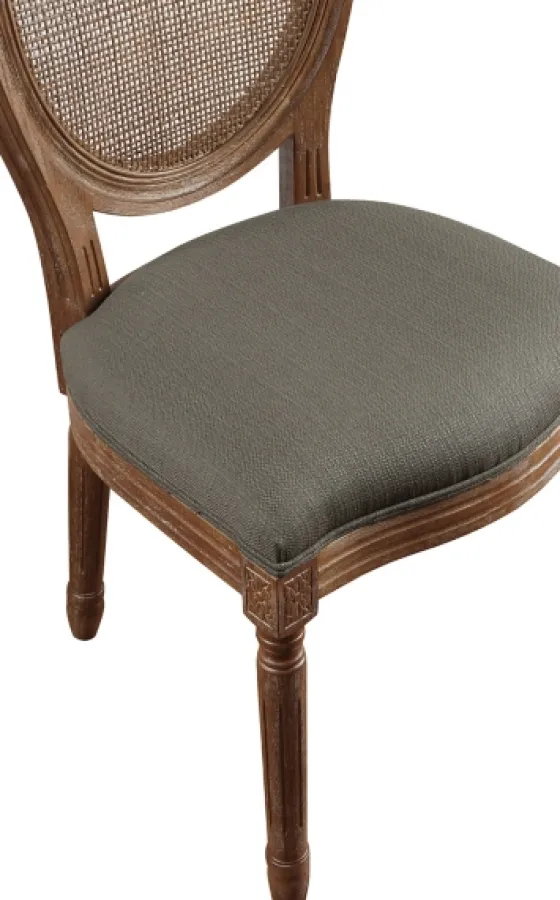 And Brown Cane Oval Back Dining Chair-Kirkland's Home Cheap