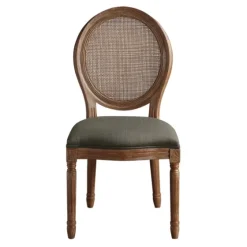 And Brown Cane Oval Back Dining Chair-Kirkland's Home Cheap