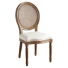 And Brown Cane Oval Back Dining Chair-Kirkland's Home Sale