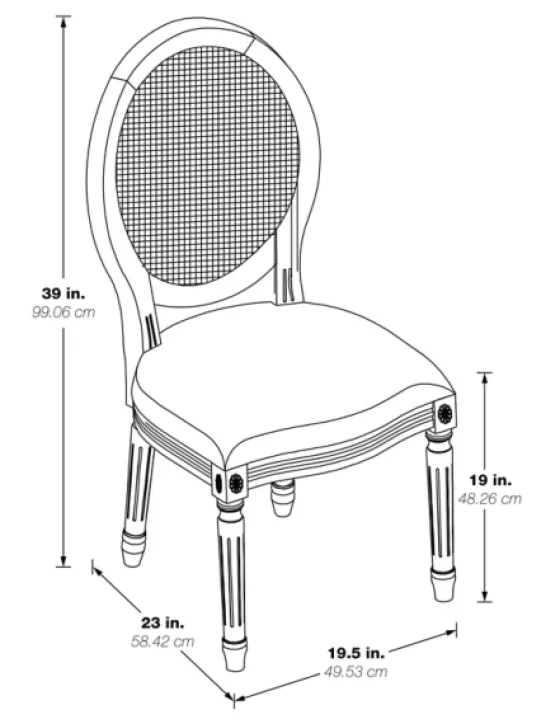 And Brown Cane Oval Back Dining Chair-Kirkland's Home Sale