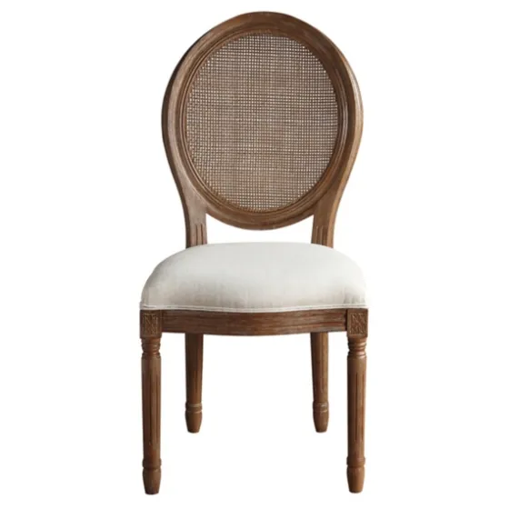 And Brown Cane Oval Back Dining Chair-Kirkland's Home Sale