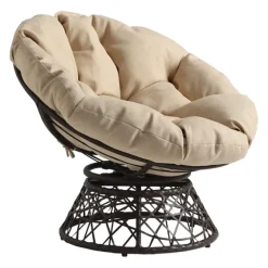 And Brown Woven Papasan Chair-Kirkland's Home Cheap