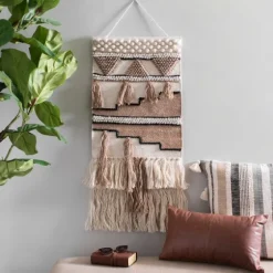 And Cream Macrame Wall Hanging-Kirkland's Home New