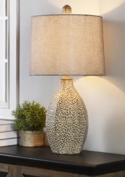 And Cream Textured Table Lamp-Kirkland's Home Shop