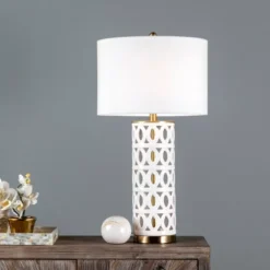 And Gold Cut-Out Ovals Table Lamp-Kirkland's Home Flash Sale