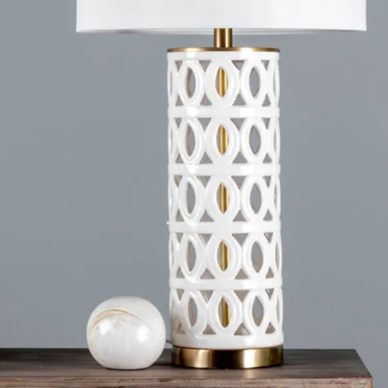 And Gold Cut-Out Ovals Table Lamp-Kirkland's Home Flash Sale
