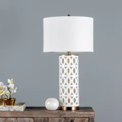 And Gold Cut-Out Ovals Table Lamp-Kirkland's Home Flash Sale